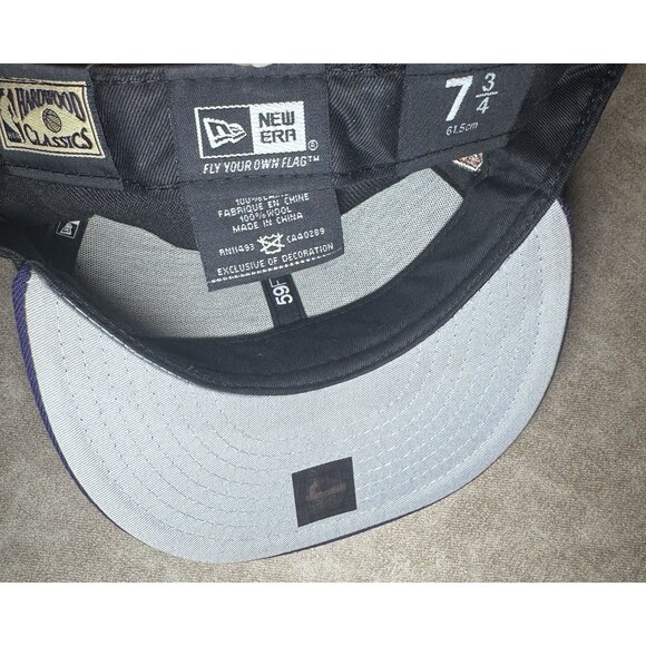 Phoenix Suns Hat Cap 7 3/4 Purple New Era 59FIFTY Basketball NBA Mens Fitted - Picture 6 of 7